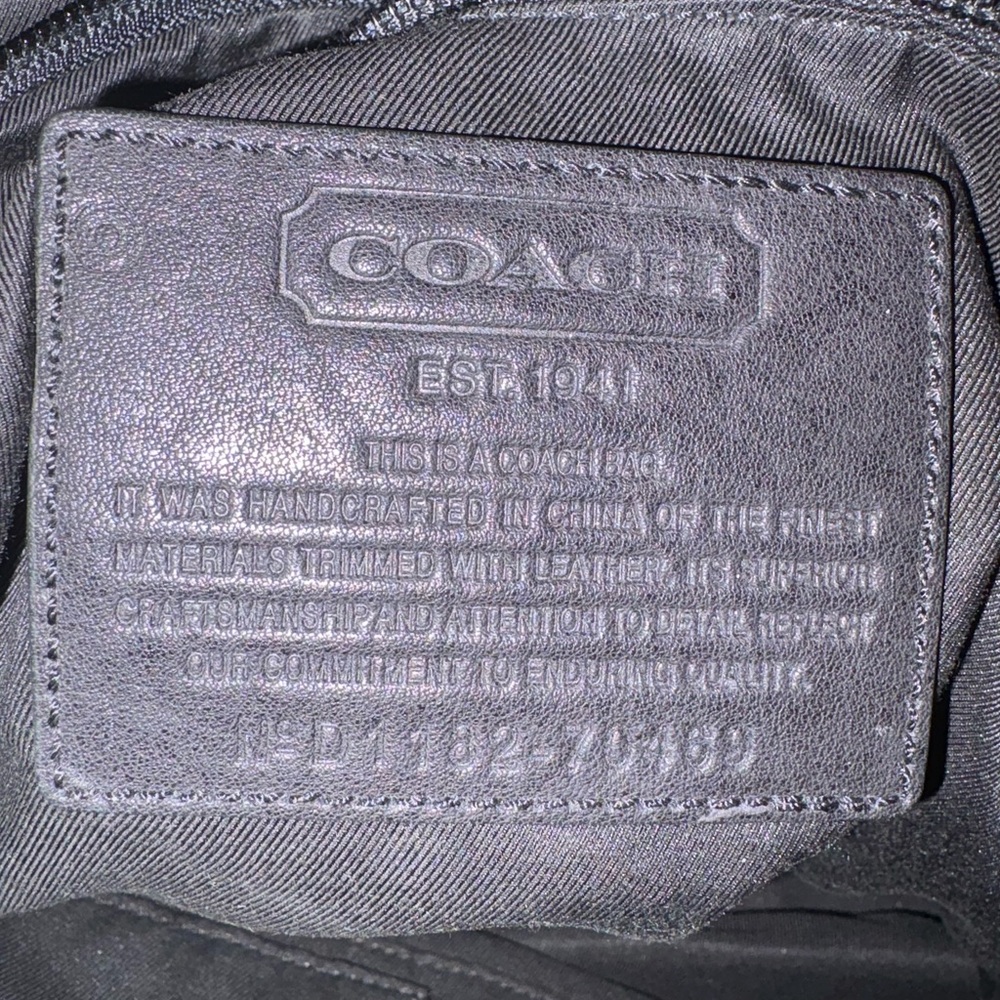 Coach Nylon Computer Briefcase Messenger Shoulder Bag 2011 - Picture 7 of 16